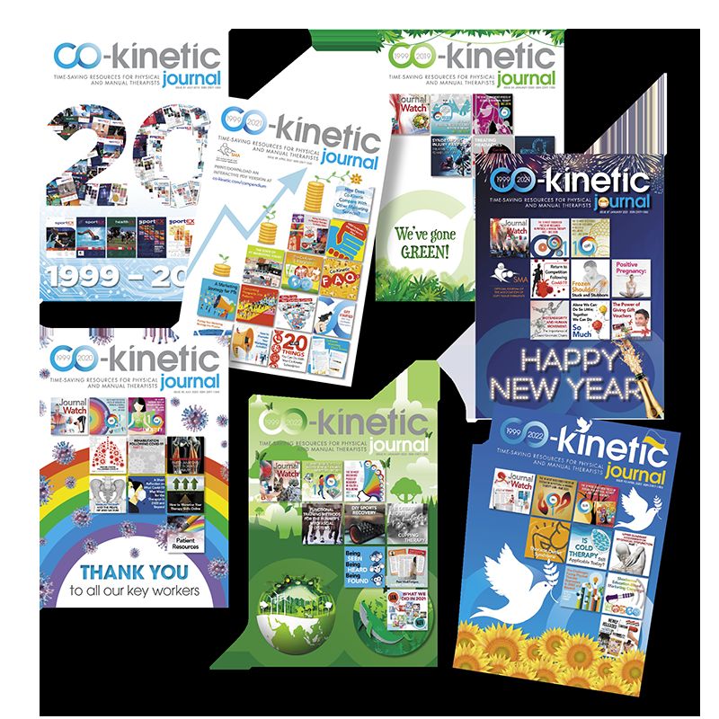 Co-Kinetic Journal covers, 1999 to 2024