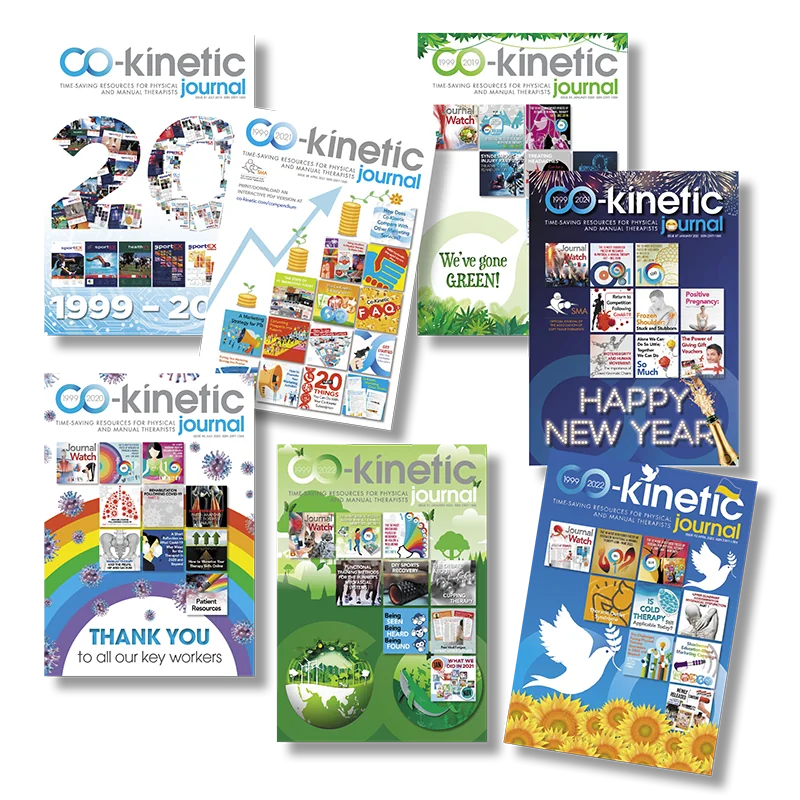 Co-Kinetic Journal covers, 1999 to 2024
